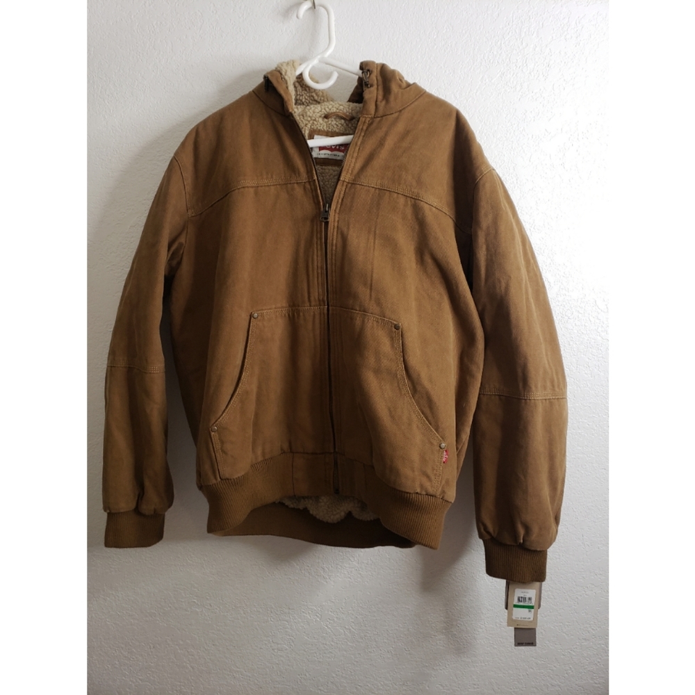 Levis hooded jacket size large